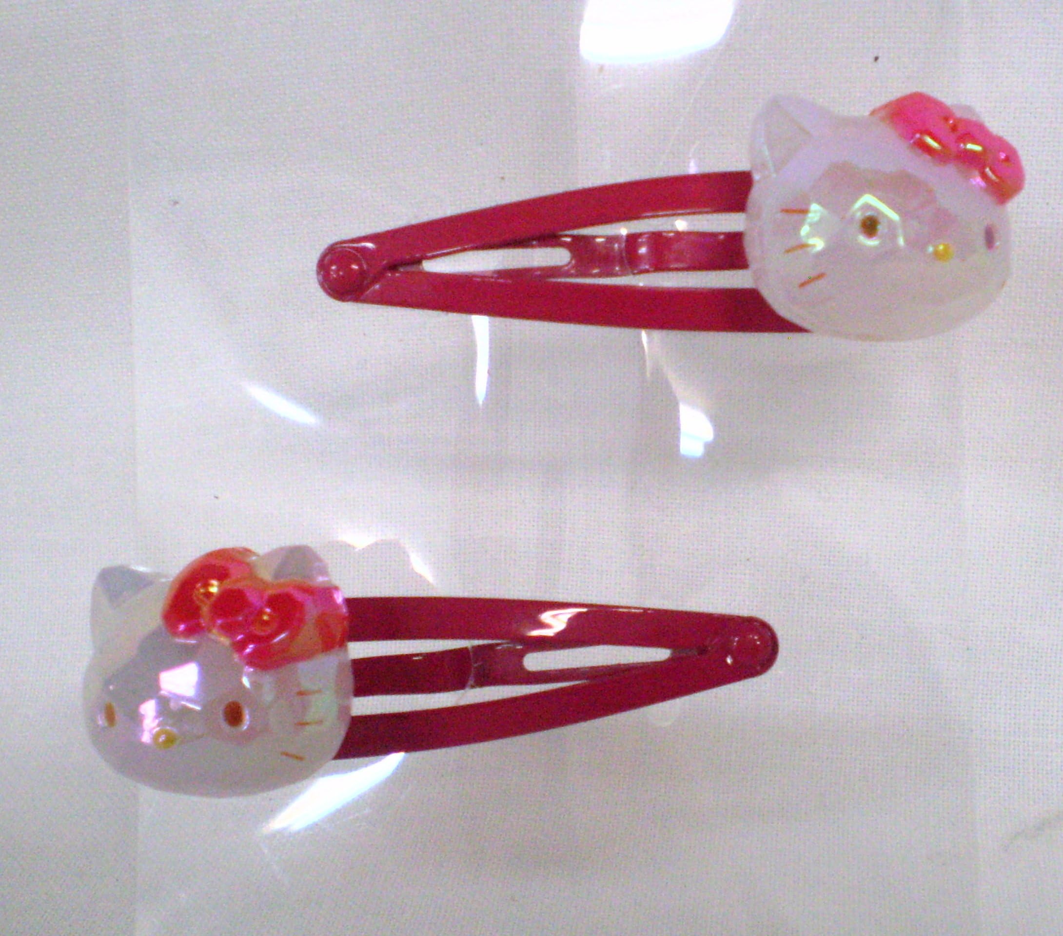 Sanrio Original Hello Kitty Kids Hair Clips Hair Accessories : Face