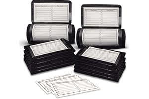 GSM Brands Quarterback (QB) Play Wristband - Youth Size - Pro Football Armband Playbook - 10 Pack (Black)