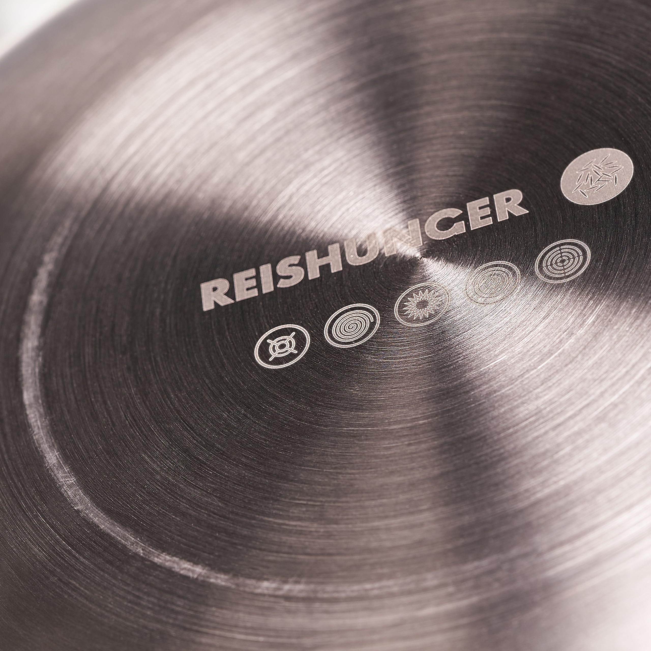 Reishunger Premium Wok aus Edelstahl | 28 cm Durchmesser | Mit Glasdeckel | Für alle Herdarten, Induktionsgeeignet | Wabenstruktur mit Antihaftbeschichtung | Spülmaschinengeeignet, Ofenfest 8