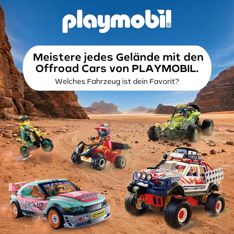 | Cars | Offroad Truck | Geländewagen mit Seilwinde und Brückenplatten | Auto Kinder Spielzeug ab 4 Jahren | 72061