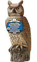 Gardeneer By Dalen Natural Enemy Scarecrow Rotating Head Owl