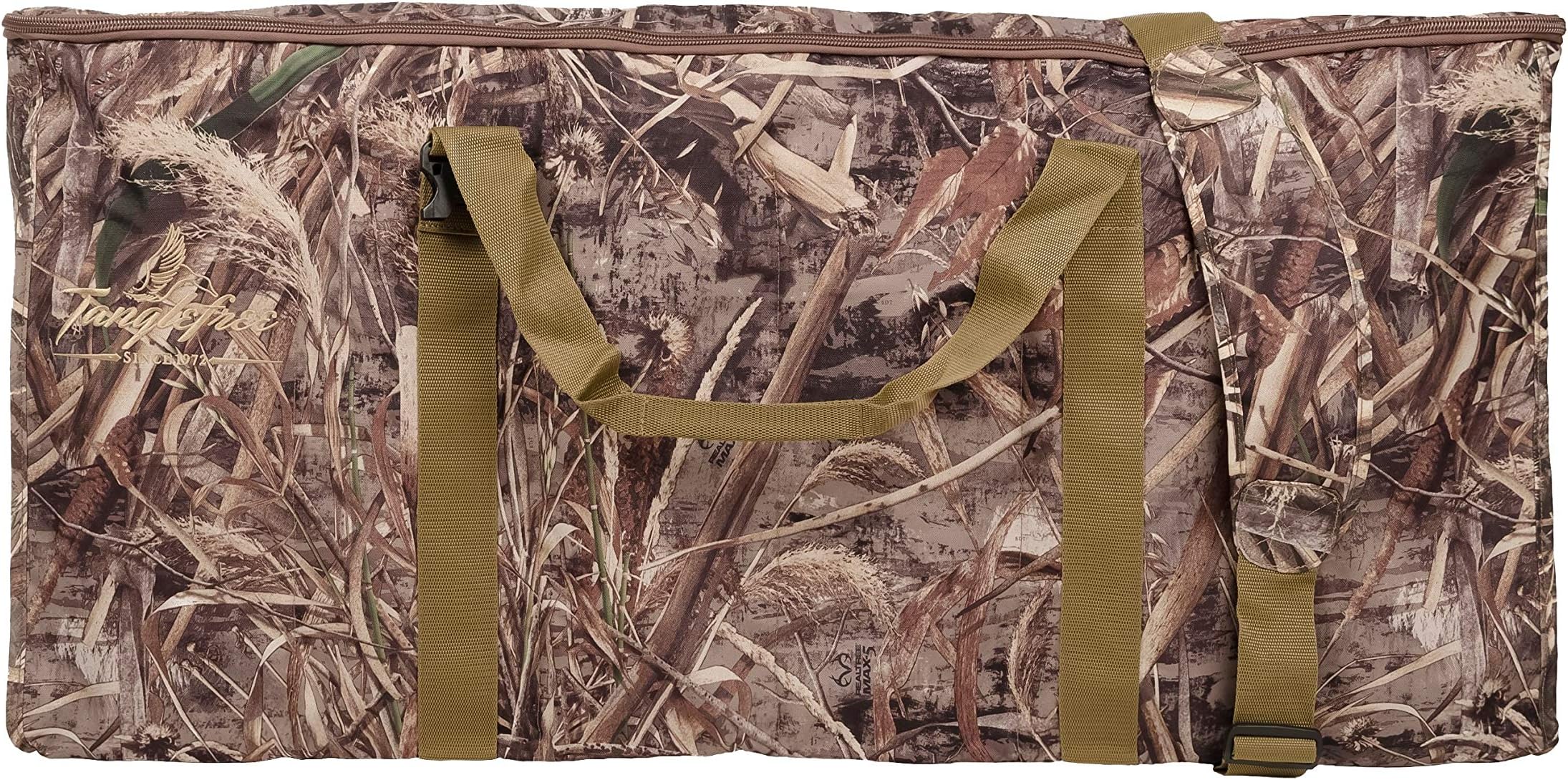 Tanglefree Deluxe 12 Slot Duck Decoy Bag - 39" Long 13" Wide 20" Tall - 6.5" x 6.5" Pocket Size - Max 5