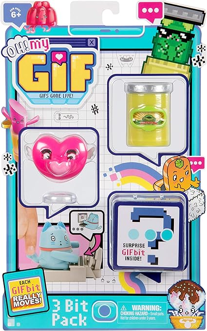 Amazon.com: OH! My GIF incluye 3 divertidos GIF traídos a la vida., Pickle Puggo, Multicolor: Toys \u0026 Games