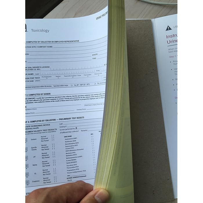 Buy iCup 2Part Result Form & Photocopy Template for iCup Drug Test