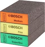 Bosch 3x EXPERT S471 Standard Sanding Blocks Wood Medium Fine Superfine
