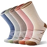 ANTSANG 5 Pairs Merino Wool Hiking Socks for Men & Women Thermal Winter Warm Moisture Wicking Cushion Boot Socks