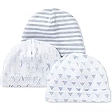Lamaze Organic Baby Baby Girls' Pure Organic Cotton Boys Hats, 3 Pack