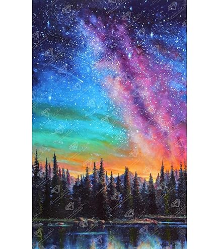 Diamond Art Club Kit De Pintura De Diamantes En Lienzo Del X