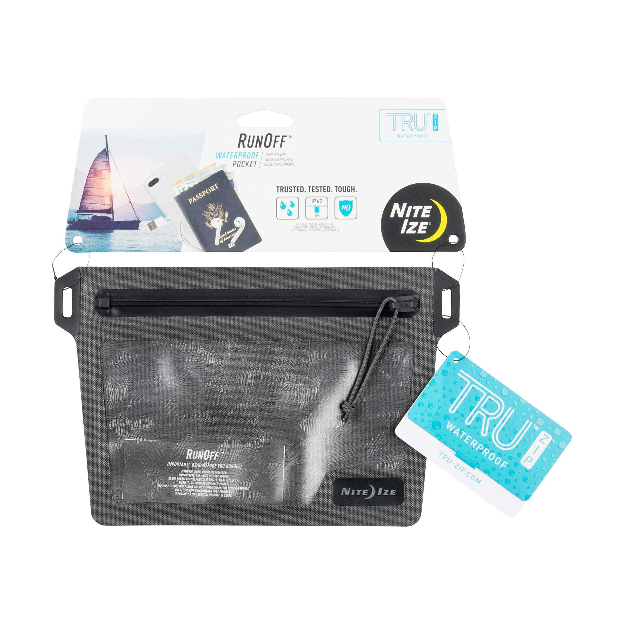 Nite Ize ROP-09-R3 Runoff Waterproof Pocket - Black