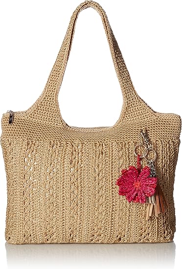 the sak casual classic crochet tote