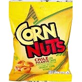 CORN NUTS Chile Picante con Limon Corn Kernels, Snacks for Adults, 4oz x1 | Kosher, Crunchy &amp; Salty Snacks. Great for the Office, Lunch, Parties, On the Go