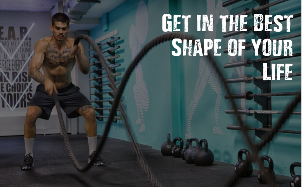 Battle-Rope-with-Foldable-Poster-and-Anchor-KIT-Full-Body-Workout-Equipment-for-Crossfit-Training-Home-Gym-or-Fitness-Exercise-Poly-Dacron-Heavy-Battling-Ropes-for-Strength