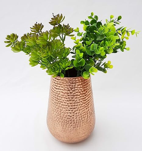 Capital Homeware Isabelle Hammered Copper Vase Amazon Co Uk