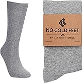 No Cold Feet Men’s Neutral Dress Socks – Classic Soft Crew Dress Socks, All-Day Comfort for Work, Business or Weddings
