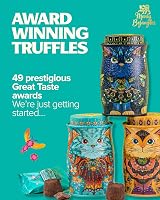 Monty Bojangles Cocoa Dusted Chocolate Truffles Kit Tin Persian Pink 36g view 5