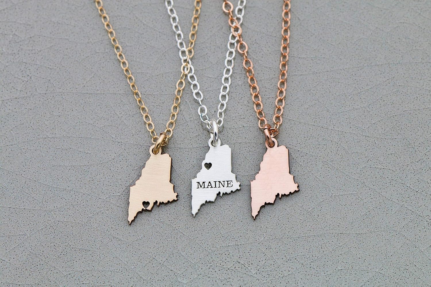 14k Gold Coordinates Necklace Sale, 56 