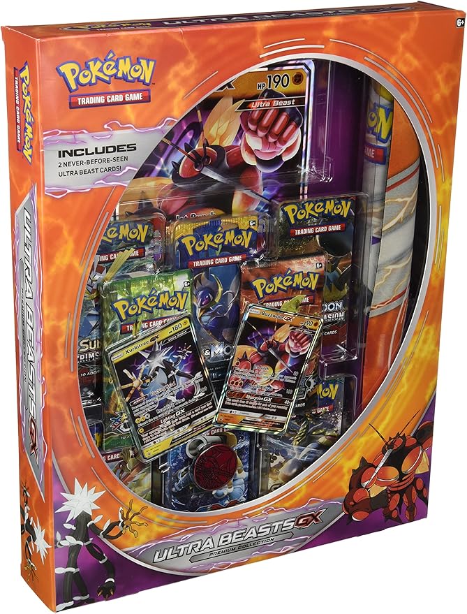 Amazon Com Pokemon Ultra Beasts Gx Collectible Cards Toys Games