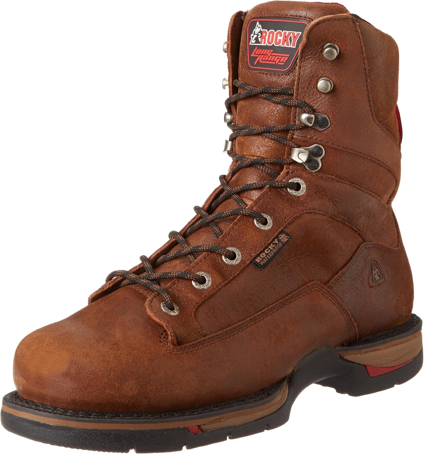 ROCKY Fq0006886 Men's BRN 8" Work Wide 11 Work Boots Brown Amazon.co