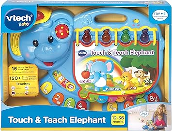 vtech touch and teach elephant book
