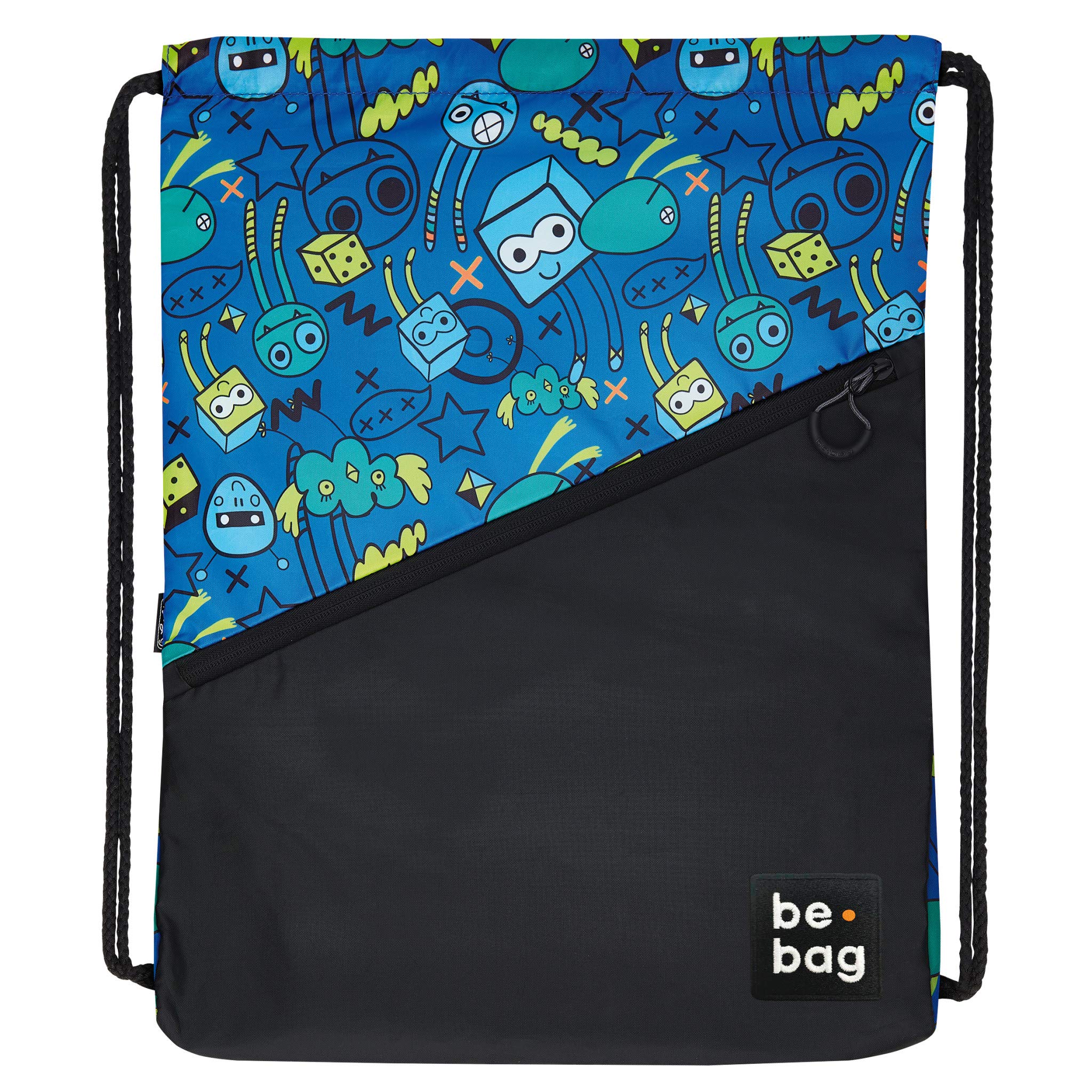 be.bag Turnbeutel be.bag be. Daily, Monster Party Casual Daypack 47 Centimeters 16 Multicolour (Monster Party)
