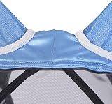 Harrison Howard CareMaster Pro Luminous Fleece Fly Mask Aquamarine L view 5