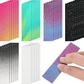 Gersoniel 36 Pcs Anxiety Sensory Stickers Strips, Gradient Style | Adhesive Fidget for Anxiety Relief, Different Textures for Adults Students, Mental Health Calm Strips in Office School