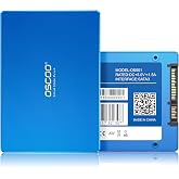 OSCOO 1TB 2.5" SATA III SSD, 568TBW Endurance, 3D TLC NAND, Up to 560MB/s | 6Gbps SATA, Aluminum Alloy Housing, Shock-Resistant Internal SSD for Desktop &amp; Laptop - OS001 Blue