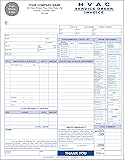 Amazon.com : 3 Part HVAC Invoice & Repair Detail Form ...