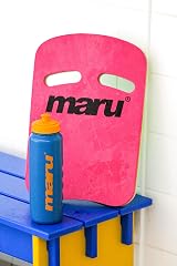 MARU Maru Swimming Kickboard Pink Lime 42 x 28 cm Easy Grip Non-Chafing view 7