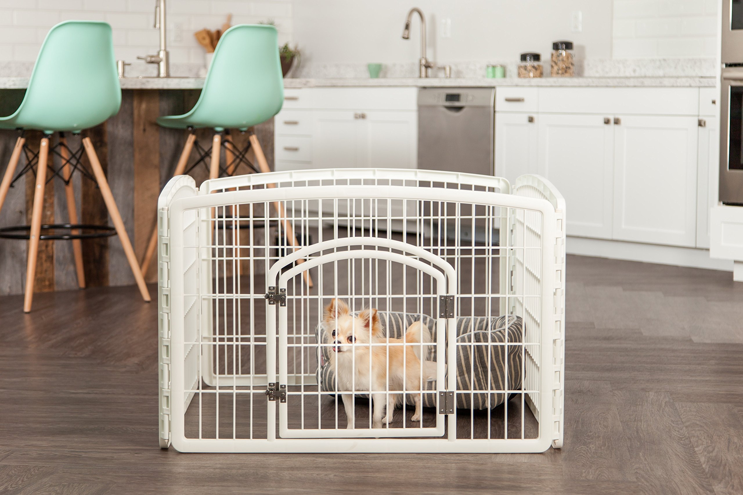 IRIS 24'' Exercise 4Panel Pet Playpen with Door Buy Online in UAE