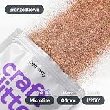 Hemway Bronze Brown Glitter 100g Microfine for Resin Nail Crafting view 4