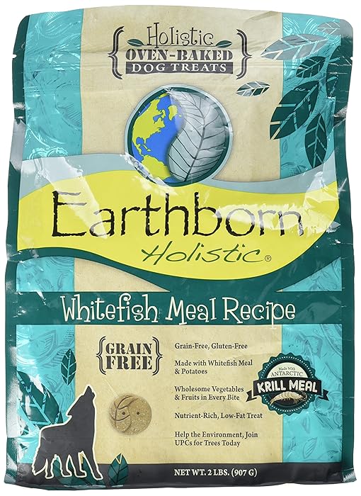 Earthborn Holistic Whitefish Meal Recipe Oven-Baked Dog Treats
