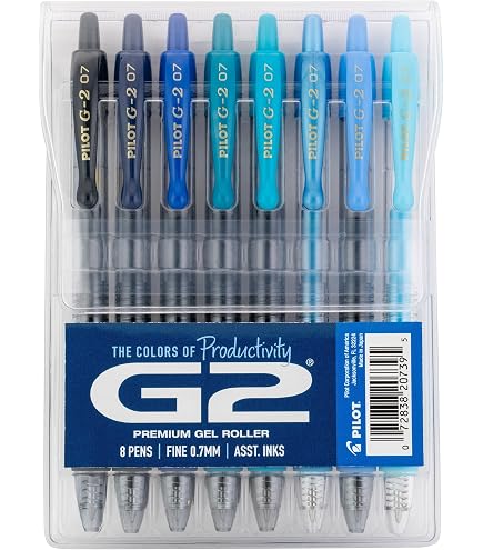 Pilot G2 Pixie Gelroller 0,7 Mm Blau – 12 Stück, Geltinte, Für Glattes Schreibgefühl