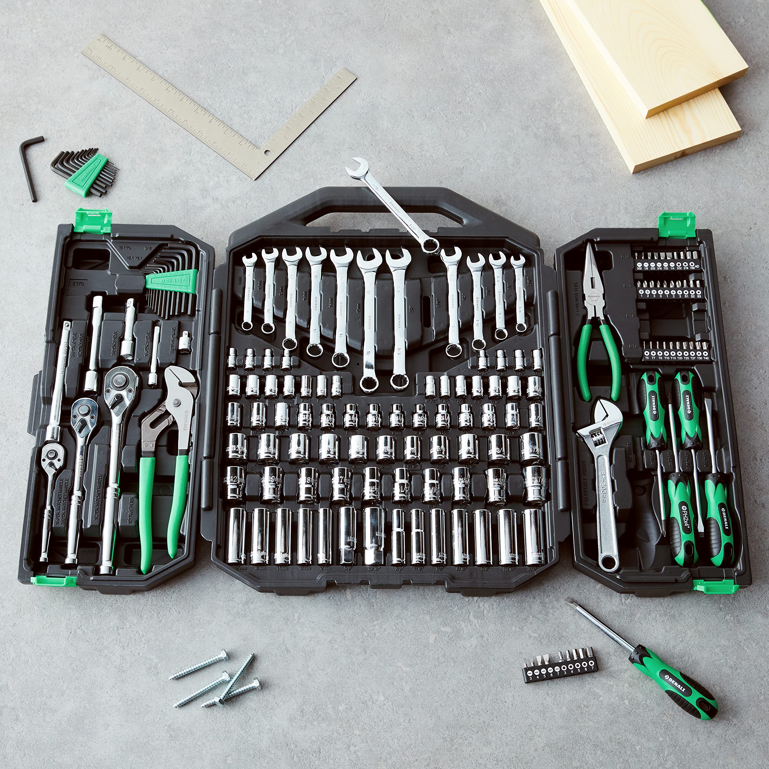 Amazon Brand Denali 170Piece AllPurpose Tool Kit and