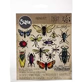 Sizzix Framelits Die Set Entomology by Tim Holtz (14-Pack), Multicolor