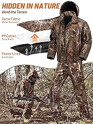 NEW VIEW Insulated Hunting Clothes for Men Cold