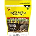 Victor M7002-2 Mole, Gopher, Vole, and Other Burrowing Animals Outdoor Repellent ,Yellow 10 Pound (Pack of 1)