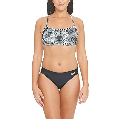 Zoggs Damen Tassles 2 Piece Crossback Badeanzug