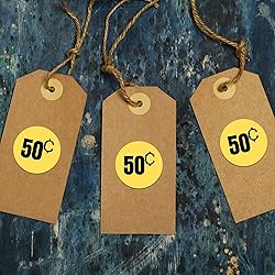 Mobiusea Creation 480pcs Price Stickers | 50 Cent