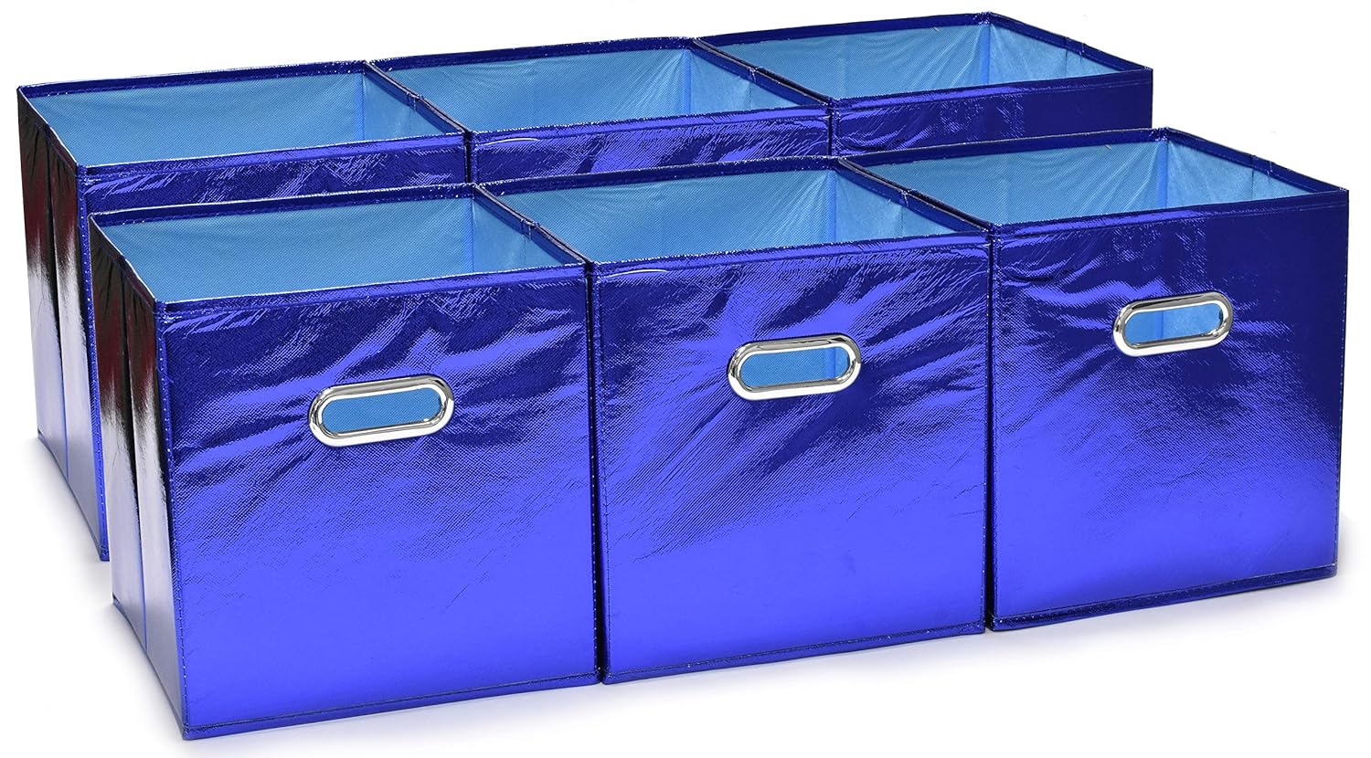 Cubos de almacenamiento plegables - Paquete de 6 - estos cubos de