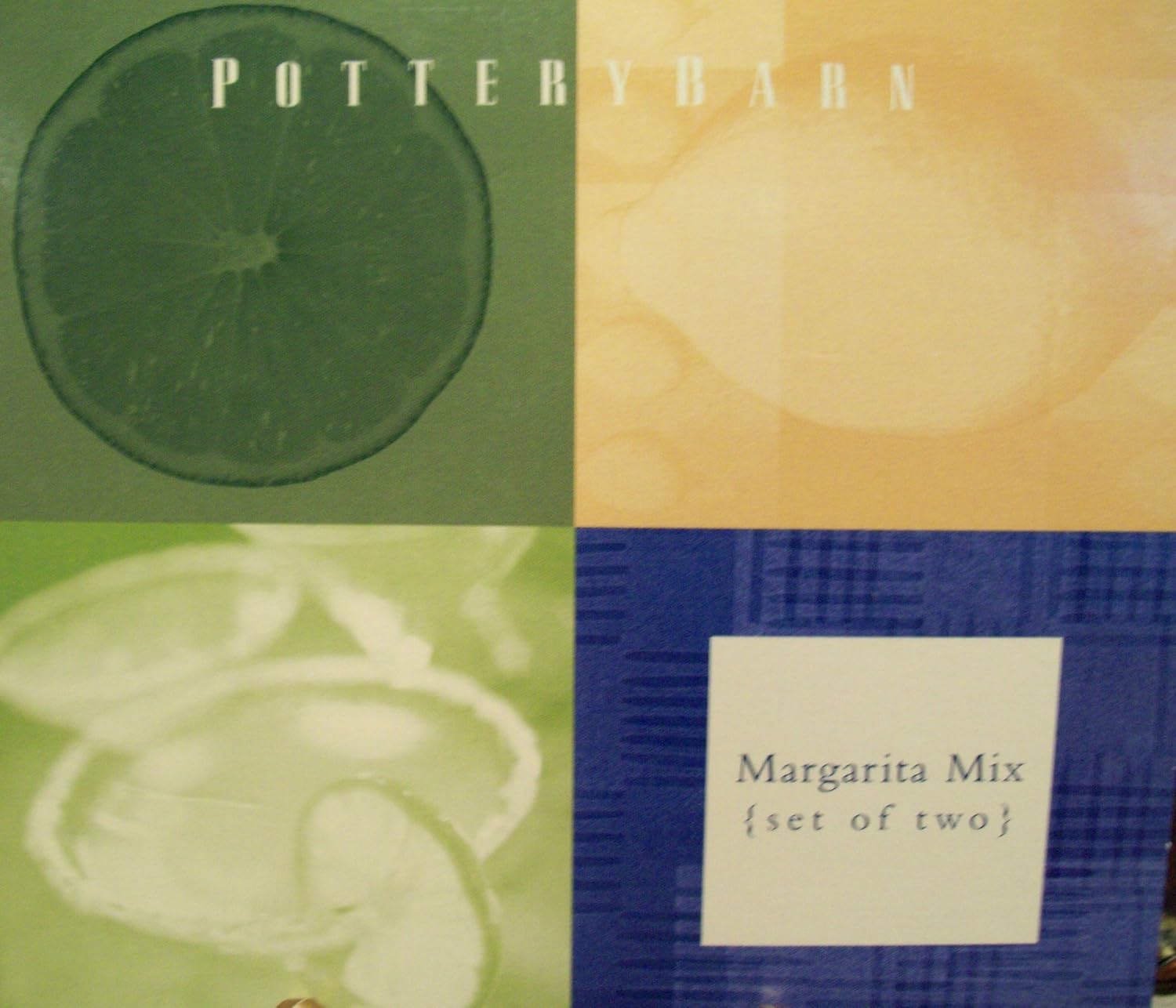 Pottery Barn Margarita Mix Margarita Mix 2 Set Of Two