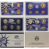 2002 S US Mint Proof Set Original Government Packaging