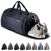 Fitgriff® Gym Bag for Men & Women with Shoe & Wet Compartment - Duffle Bag for Travel, Sports, Fitness & Workout