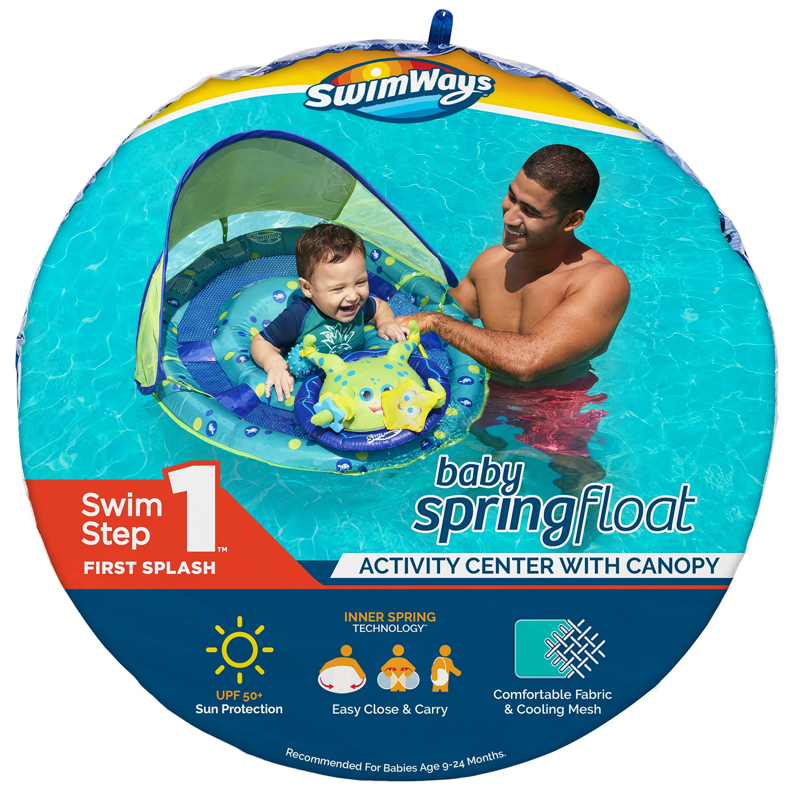 SwimWays Baby Spring Float Splash N Play