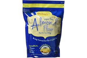 Wellbee's Almond Flour, Extra Fine, Gluten Free, Blanched, Low Carb, All Purpose, 2 lbs