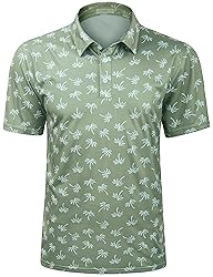LE VONFORT Polo Shirts for Men Dry Fit Short Sleeve