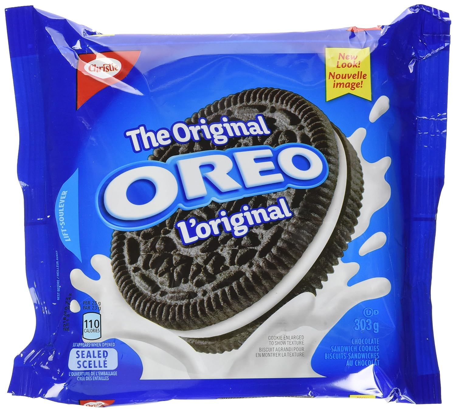 Oreo Original Sandwich Cookies, 303g/10.7oz, Bag, Imported from Canada}