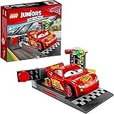 LEGO Juniors 10730 - Lightning McQueens Beschleunigungsrampe, Auto-Spielzeug