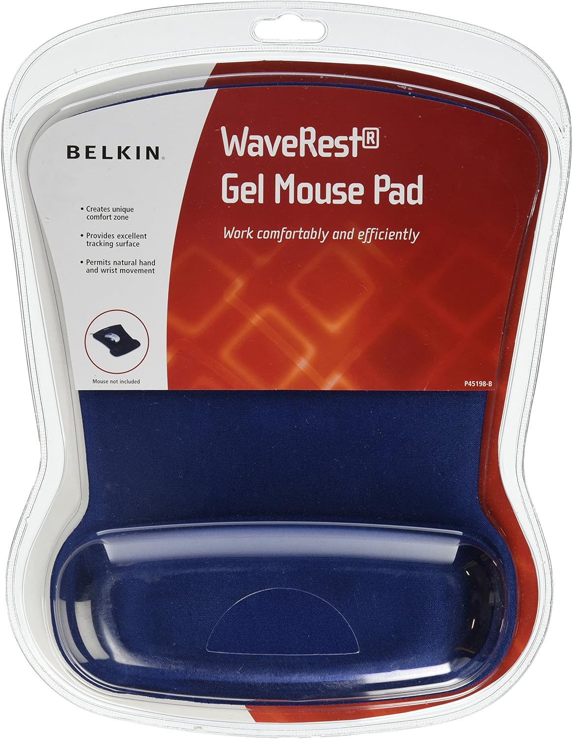 Belkin F8E263-BLK WaveRest Gel Wrist Pad for Keyboards, Black: Electronics