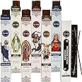 Prayer Incense Sticks - 120 Insence-Sticks (20 Insense x 6 Incents) Catholic Church Spiritual Incienso for Jesus Guardian Angel St Michael Archangel San Miguel Arcangel Judas Religious Gifts + Holder